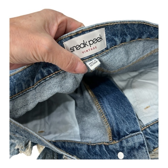 Sneak Peek High-Rise Shorts Cotton 100% size M - Picture 5 of 9